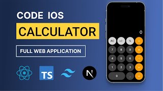 Code iOS Calculator web app with Next JS  Full Coding Tutorial [upl. by Alurta]