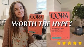 CORA Organic pads review [upl. by Lewak]