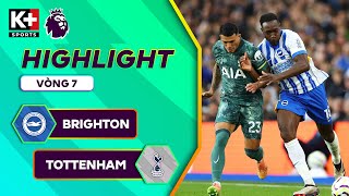 BRIGHTON  TOTTENHAM  CUỘC LỘI NGƯỢC DÒNG CẢM XÚC VỠ ÒA TRÊN SÂN AMEX  NGOẠI HẠNG ANH 2425 [upl. by Wheeler]