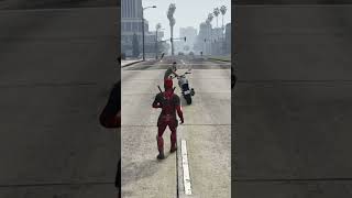 Trolling as Deadpool in GTA 5 shorts gta5rp [upl. by Oidivo]