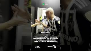 VEJA A VIBRAÇÃO DE DEYVERSON APÓS GOLEADA DO ATLÉTICO CONTRA O RIVER NA ARENA MRV [upl. by Volny]