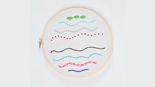 Embroidery Basics Make Your Own Sampler [upl. by Etyam]