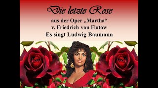 Die letzte Rose  Ludwig Baumann [upl. by Ainecey]