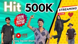 Khelega Free Fire😂  Crazy Squad  shorts comedy funny youtubeshorts shortslive livestream [upl. by Jariv]