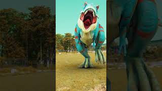 TRex Dinosaur Chase In Jurassic World [upl. by Ginnifer]