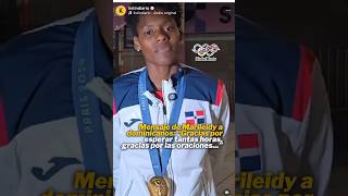 Mensaje de Marileidy paulino a los Dominicanos Luego de su victoria en Los Juegos Olímpicos de parís [upl. by Sager619]