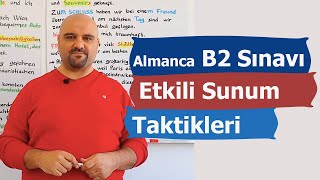 B2 1 Ders Präsentation Tüyoları  Almanca B2 Sınavı Genel Bilgilendirme  Hacı Ahmet Altıner [upl. by Idak]