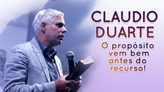 Cláudio Duarte  O propósito vem bem antes do recurso  Palavras de Fé [upl. by Nalyak]