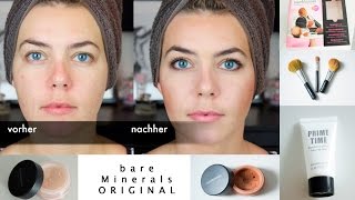 BARE MINERALS FOUNDATION ORIGINAL REVIEW  Starter Set deutsch  show Auftrag bareMinerals [upl. by Konstance978]