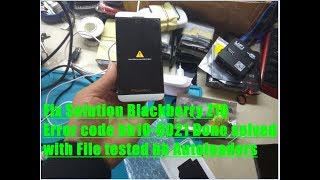 Fix Solution Blackberry Z10 Error code bb100021 Done solved with File tested bb Autoloaders [upl. by Cerellia609]