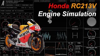 Honda RC213V  ATG Engine Simulator [upl. by Neahs74]