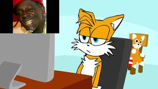 Tails Reacts To What Does The Black Say [upl. by Milissa]