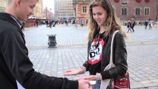 Magic Halloween prank with polish girls [upl. by Hulen]