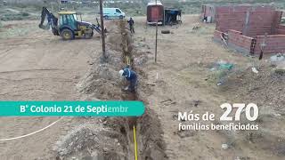 Obras de gas en nuevos barrios de nuestra ciudad CutralCoEsMás CutralCoEsMásServicios [upl. by Letsirhc]