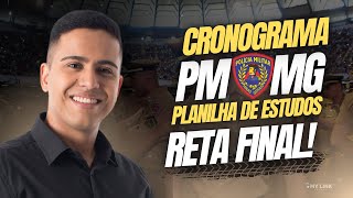 Cronograma de Estudos Completo para o Concurso PM MG 2024 [upl. by Camey179]