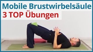 Brustwirbelsäule mobilisieren ✅ 3 Grundlagen YogaÜbungen [upl. by Wiatt]