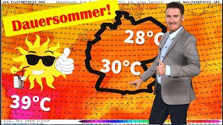 Dauersommer bis Mitte September Spannende Wetterentwicklung Wie mächtig wird die OmegaWetterlage [upl. by Ciprian]