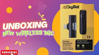 DigiTek microphone unboxing  Wireless Microphone amp Receiver  Microphone unboxing video  unboxing [upl. by Llennej]