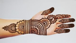 Navratri special Stylish Mehndi designs Simple Mehandi design Easy Mehndi designMehandi ka design [upl. by Selima]