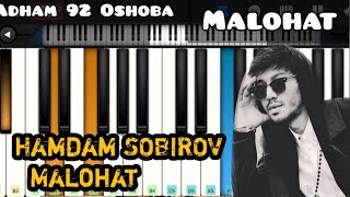 Malohat Perfect Piano Music Adham 92 Oshoba LAYK va obuna bolamiz [upl. by Anig886]