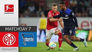 1 FSV Mainz 05  Hertha Berlin 11  Highlights  Matchday 7 – Bundesliga 202223 [upl. by Onitnelav827]