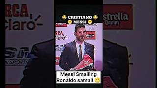 Cristiano reaction mode on Messi football messi urcristiano ronaldo shorts [upl. by Wilie]