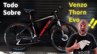 Bicicleta Venzo Thorn Evo Review Bici Urbana [upl. by Tergram748]