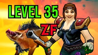 Lvl 35 Hunter vs ZF Graveyard solo  WoW Classic SoD [upl. by Showker]