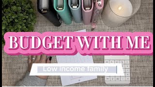 Budget With Me  Low Income Family of 3 [upl. by Mommy]