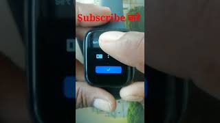 How to set time in Smartwatch shortvideo  shorts [upl. by Attaymik]