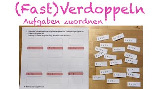 Fast Verdoppeln Klasse 1 Nachbaraufgaben Addition Mathe  Erklärfilm Lernvideo Distanzlernen [upl. by Enala398]