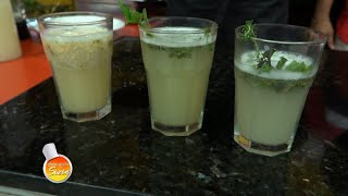 Frescura frutal batidos de limonada con albahaca hierbabuena y manzana [upl. by Ynnub59]