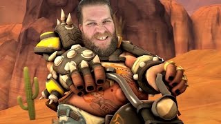 Playing Overwatch With The Real Roadhog Voice Actor [upl. by Valoniah]