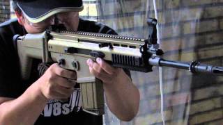 WE FN SCARH MK17 MOD 0 GAS BLOWBACK RIFLE Airsoft [upl. by Emerson]