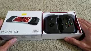 Unboxing Latest GAMEVICE For Apple IOS iPhone 6 6s 7 7 8 8 Plus Gaming Pad Analog Joystick 2017 [upl. by Stambaugh481]