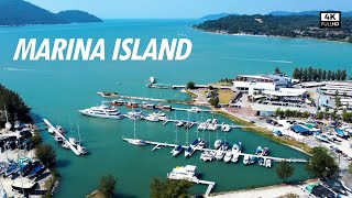 Marina Island  Jeti Marina Island  Marina Island Pangkor Resort  Frenzy Water Park 4k Video [upl. by Bortz87]