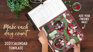 2021 Calendar Template by Creative Memories [upl. by Vashti]