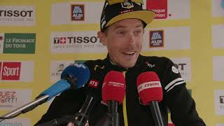 Rohan Dennis  Interview at the finish  Stage 4  Tour de Romandie 2022 [upl. by Johen]