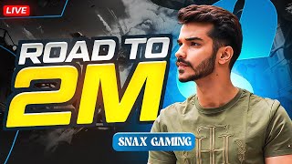 SANANANANA SPRAY ONLY ROAD TO 2M  BGMI LIVE WITH SNAX insta [upl. by Name812]