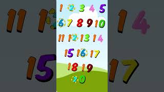 Number 1 to 20 Song for Kids  Fun Counting Song with Dance Moves [upl. by Alejandro]