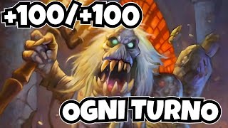 BOARD TUTTA DORATA 100100 FACENDO NULLA  Hearthstone Battlegrounds ITA [upl. by Elocal]