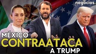 La fortaleza de México impecable respuesta de Claudia Sheinbaum a los aranceles de Donald Trump [upl. by Hgielanna]