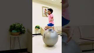 Mastering Balance Swiss Ball Stability Ball Workout for Core Strength shorts [upl. by Broeder146]