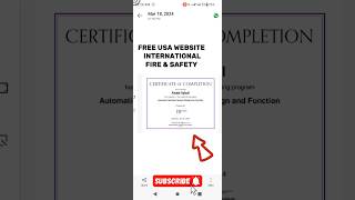 Fire amp Safety Free Courses shorts freecourses firefighter Fireampsafetywithasadkhattak [upl. by Dolora]