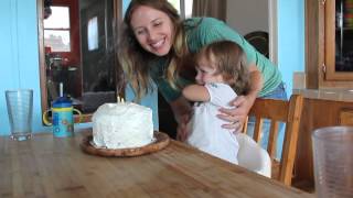 Linley blowing out her birthday candles [upl. by Aurelius]