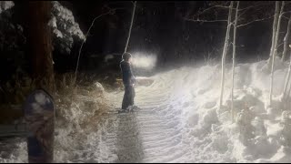 Night skiing edit [upl. by Marjie]