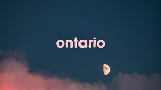 ontario  novo amor ft lowswimmer  lyrics video [upl. by Enamrahs]