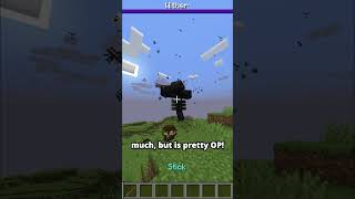 How to get a Knockback 1000 Stick in Minecraft 🥊 shorts [upl. by Leiuqese]