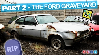 Part 2  The Ford Graveyard  1993 Ford Fiesta RS 1800  Turbo Restoration Project  HD [upl. by Aisylla57]