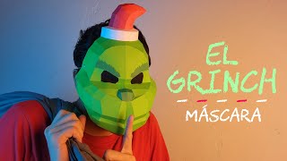 Cómo hacer la Máscara de El Grinch con cartulina  Momuscraft [upl. by Atkinson]